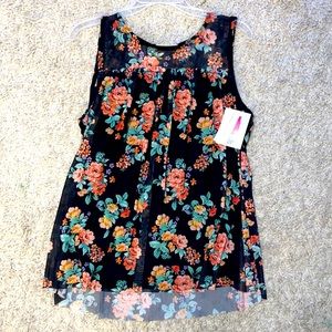Floral tank top
